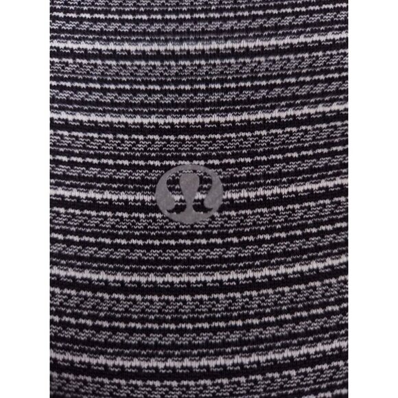 Lululemon High Times Pant Size 4 Textured Stripe Black Deep Coal THROWBACK! - Picture 5 of 13